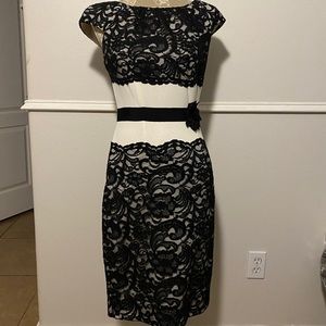 Black and white dress
